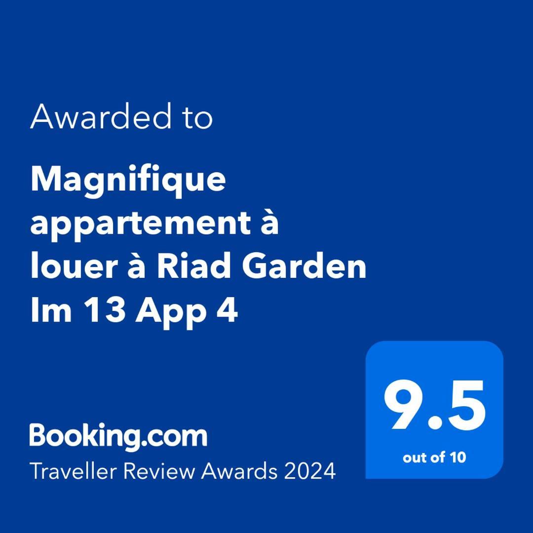 Magnifique Appartement A Riad Garden Marrakesh Exterior foto